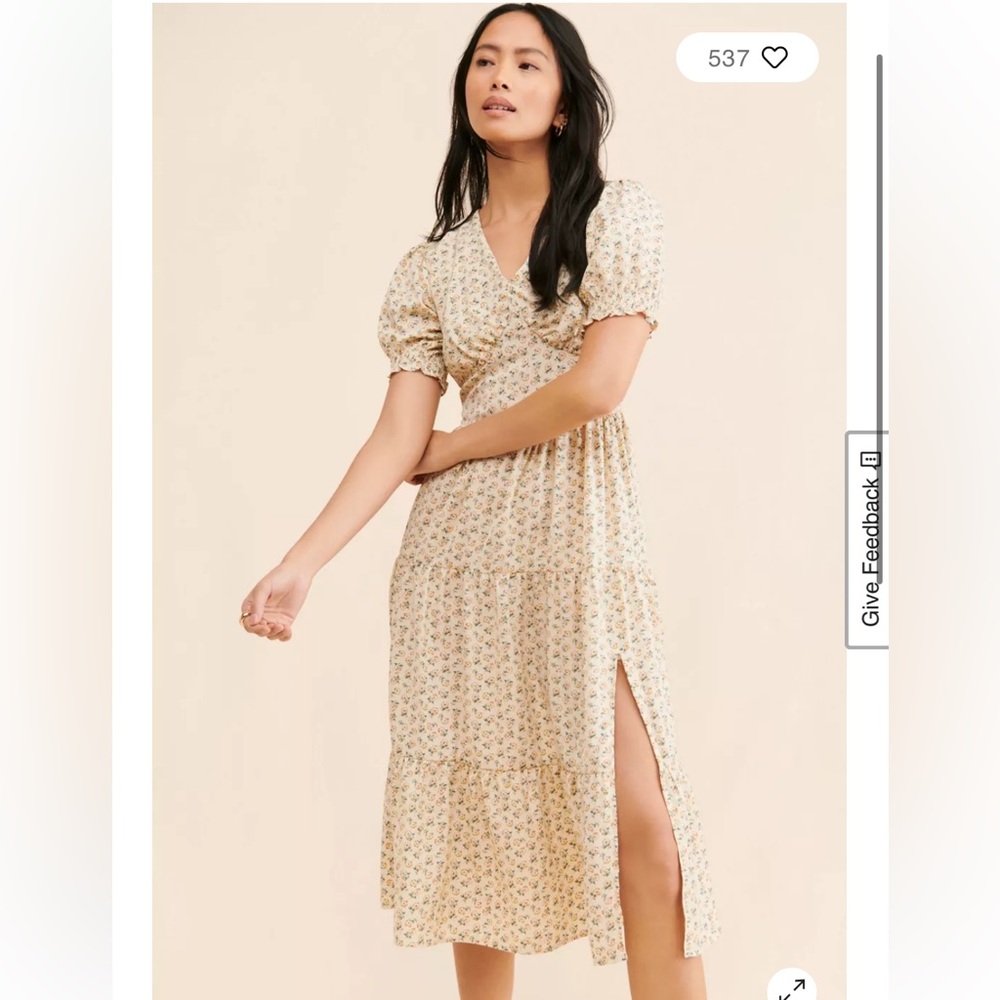 NWT Urban Outfitters Daisy Street Floral Midi Dress